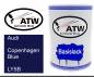 Preview: Audi, Copenhagen Blue, LY5B: 500ml Lackdose, von ATW Autoteile West.